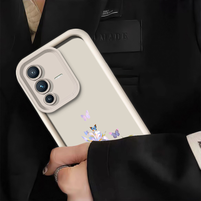 غطاء هاتف أنيق بطباعة الزهور و - مراجعة Vivo X200 وسعره
