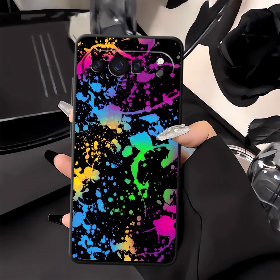 غطاء هاتف بتصميم رذاذ الطلاء ق - مراجعة Google Pixel 8A وسعره
