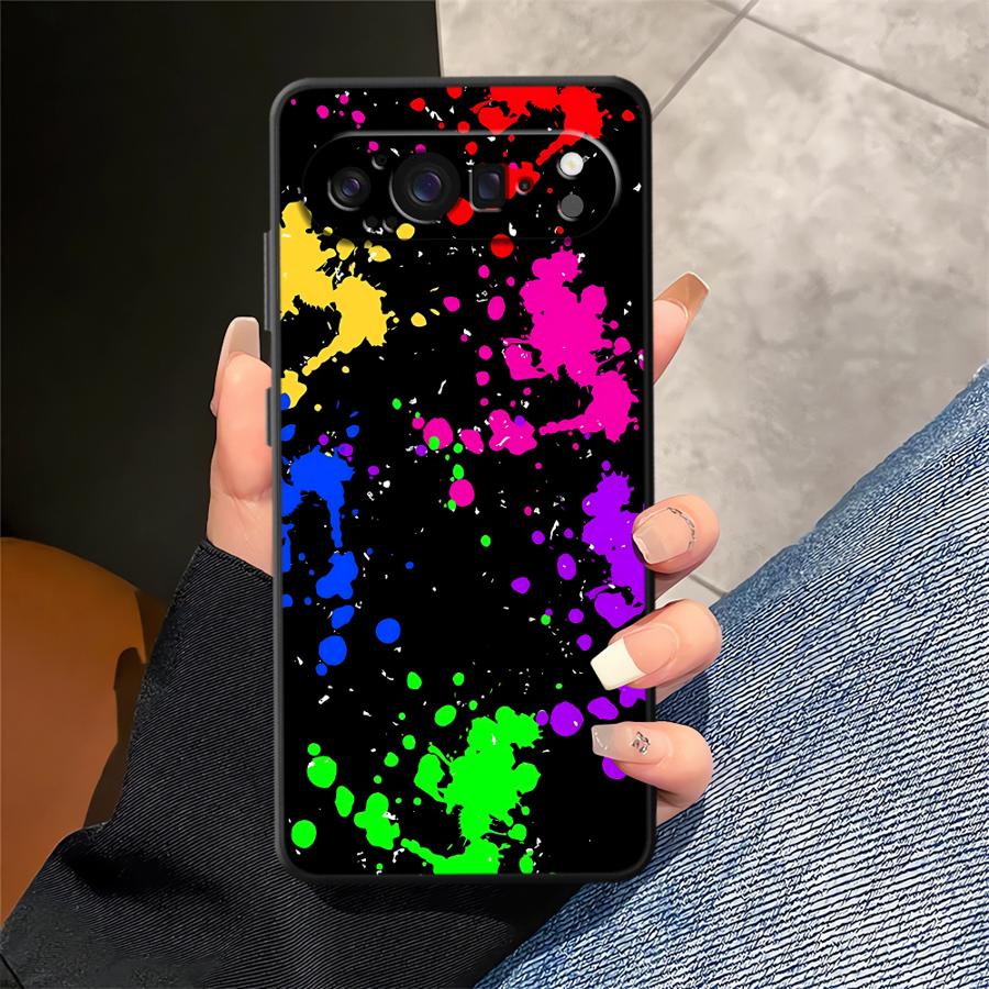 غطاء هاتف بتصميم رذاذ الطلاء ق - مراجعة Google Pixel 8A وسعره